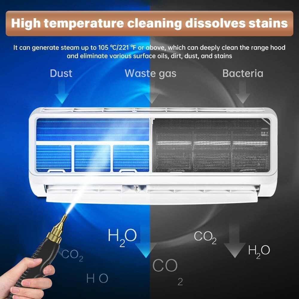 Handheld High Temp Steam Cleaner High Pressure Household Cleaning Machines 2500W