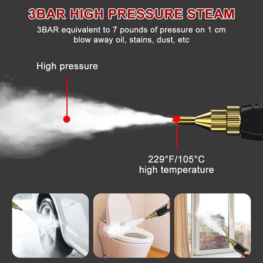 Handheld High Temp Steam Cleaner High Pressure Household Cleaning Machines 2500W