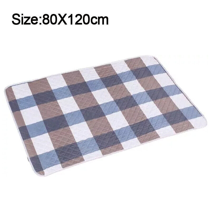 Reusable Incontinence Bed Pad Absorbent Washable Bed Mattress Protector 80X120cm