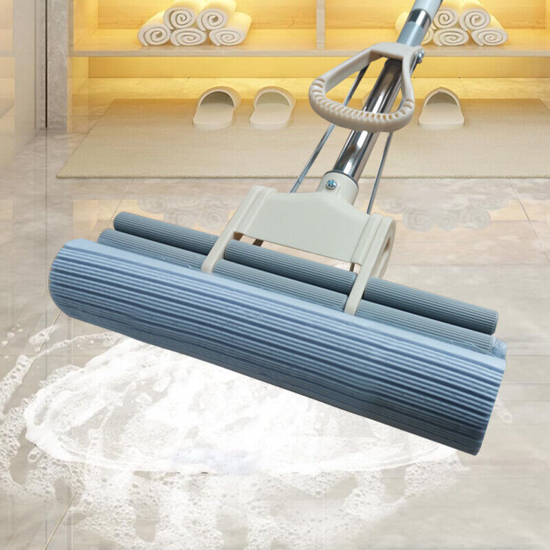 Sponge Mop Super Absorbent Squeegee Floor Mop Cleaning Telescopic Handle Head