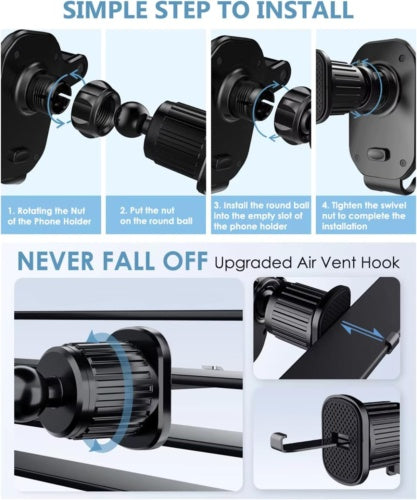 Universal Air Vent Mobile Phone Holder In Car Stand Cradle Mount GPS