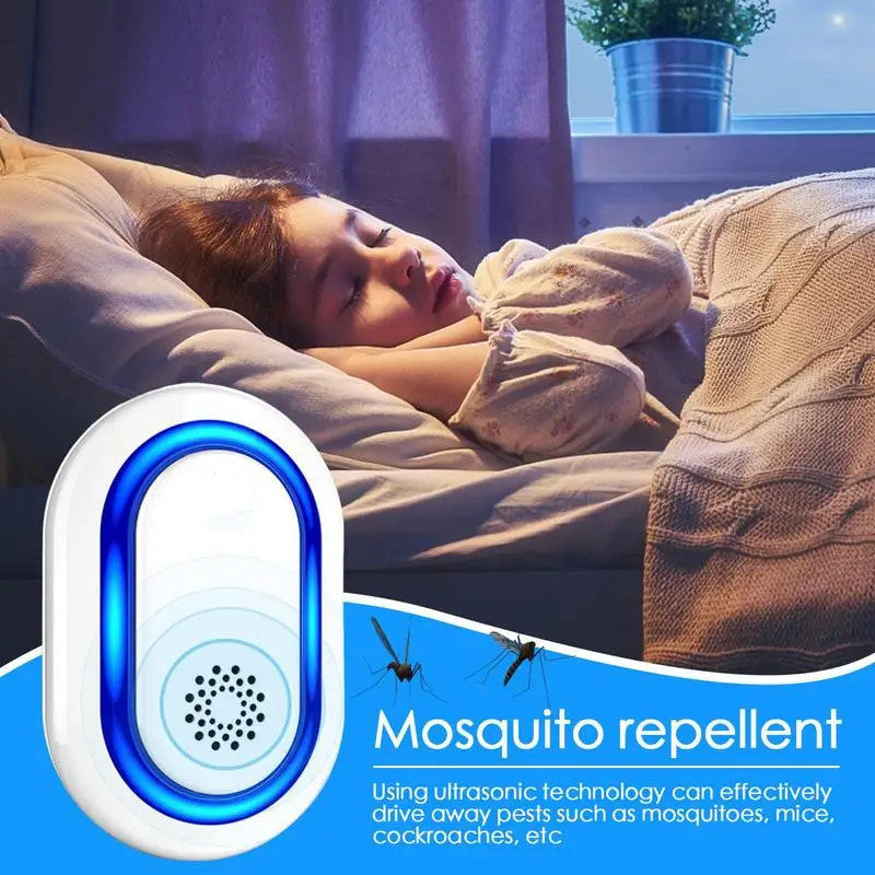 Ultrasonic Pest Insect Rodent Repeller Electronic Plug-In Mice Rat Cockroach Bug