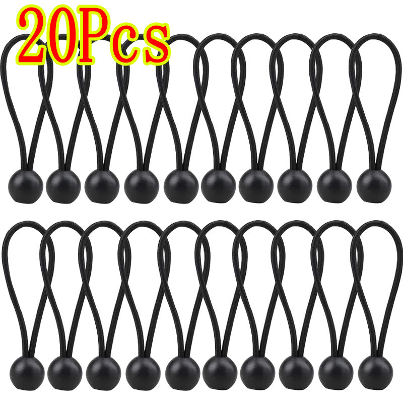 10 20 Bungee Ball Cords Heavy Duty Tarp Bungees Ties Elastic Tie Down Straps