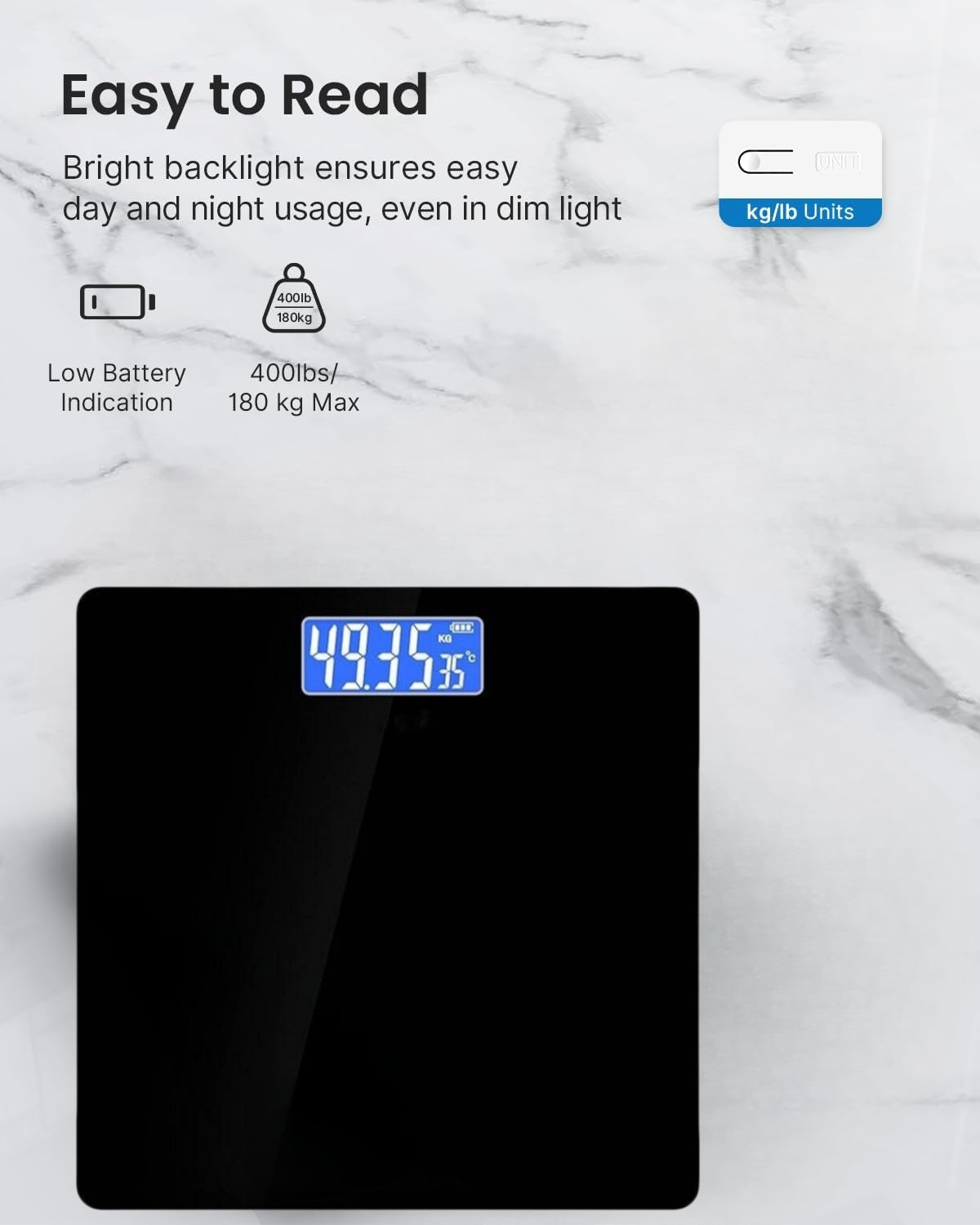 Weighing Scales Digital Electronic Bathroom Scales For Body Weight Accurate UK