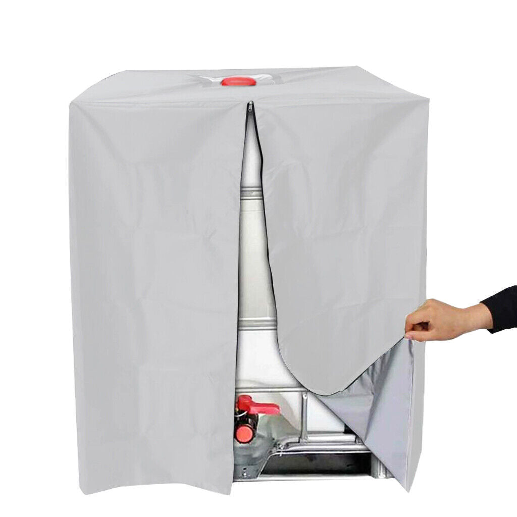 210D Cover Sun Protective Hood Rain Water Tank IBC Container Foil Cover UK