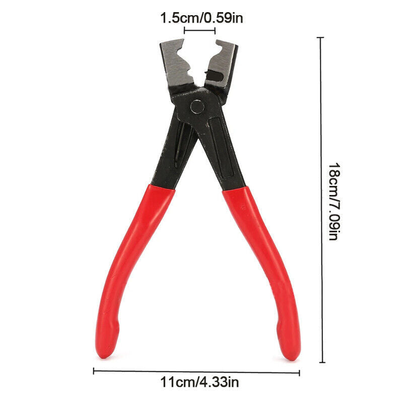 130x Single Ear Hose Clamps Assorted Stainless Steel O Fuel Pipe Clip Hose Plier