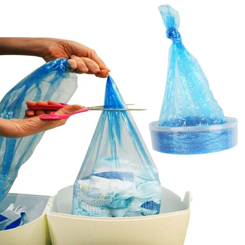 8pcs Nappy Disposal System Refill Cassettes Wrappers Bag Sacks Pack Bin Bags
