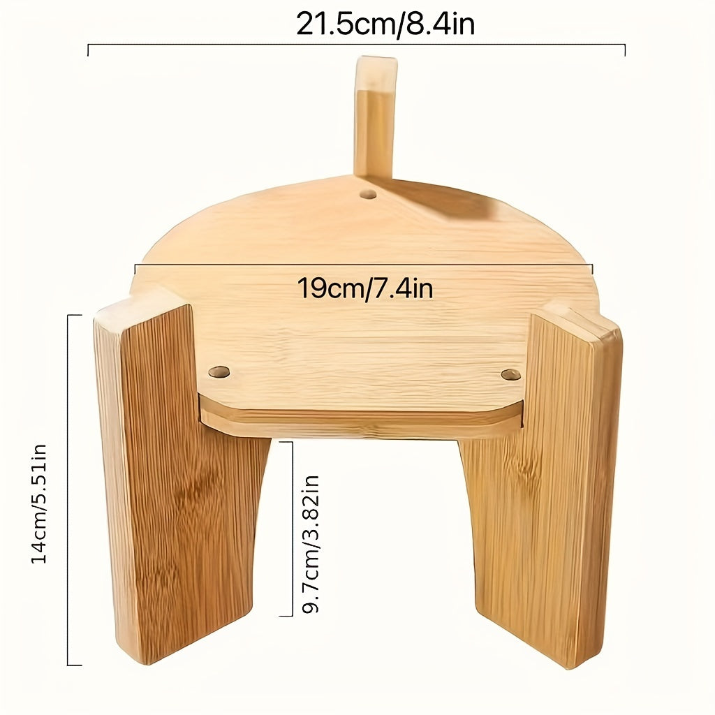 Bamboo Wooden Wine Bottle Cap - Versatile Round & Square Base For Glass Vases, Fish Tanks Classic Home Decor Craft