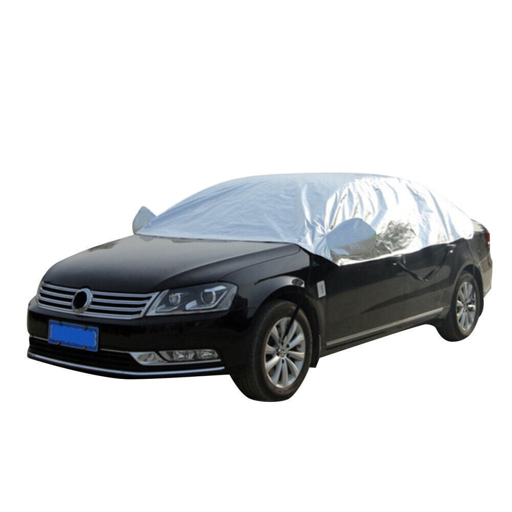 Half Car Cover Top Roof Sun UV Rain Protection Waterproof Outdoor Universal 190T