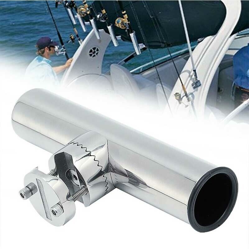 19-25mm Fishing Rod Holder Stainless Steel Rail Mount Rail For Marine Boat UK