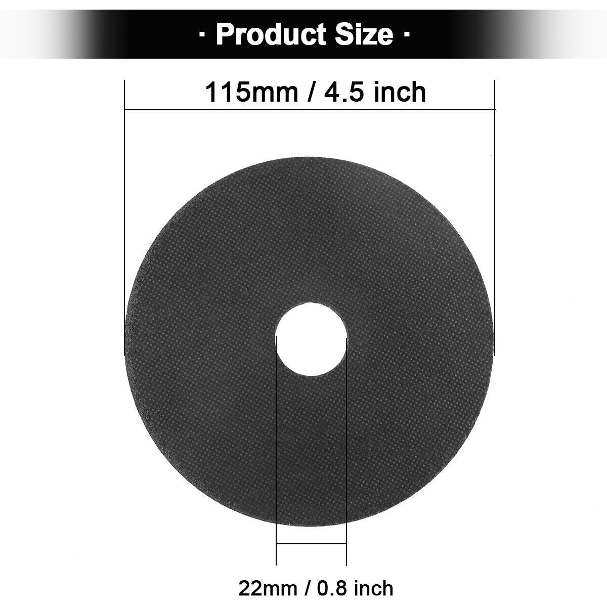 115mm ULTRA THIN 1mm METAL CUTTING BLADE DISC FOR STEEL & STAINLESS ANGLE50PCS
