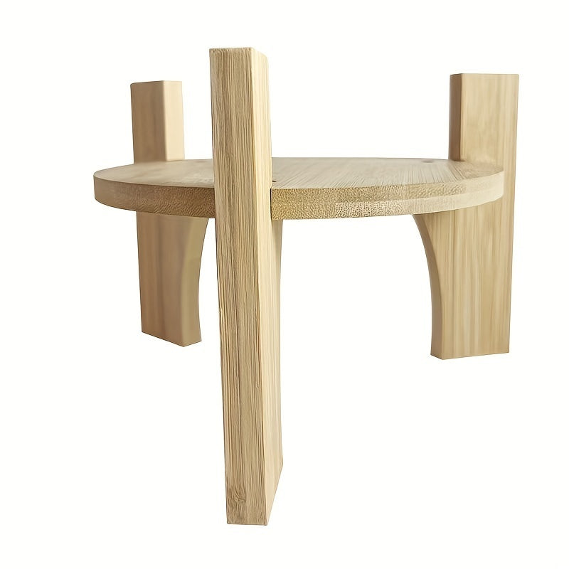 Bamboo Wooden Wine Bottle Cap - Versatile Round & Square Base For Glass Vases, Fish Tanks Classic Home Decor Craft