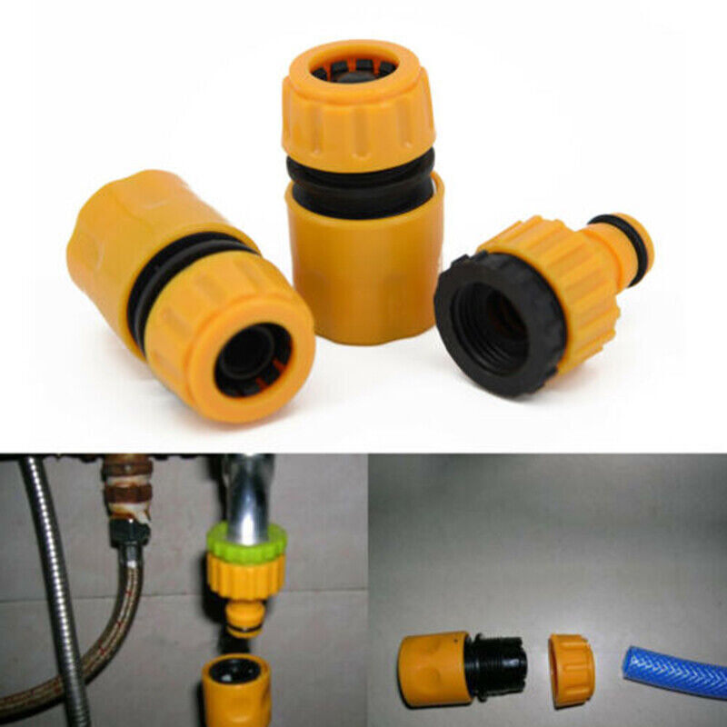 15M Flat Food Grade Water Hose Pipe Connector For Caravan, Motorhome Boat UK