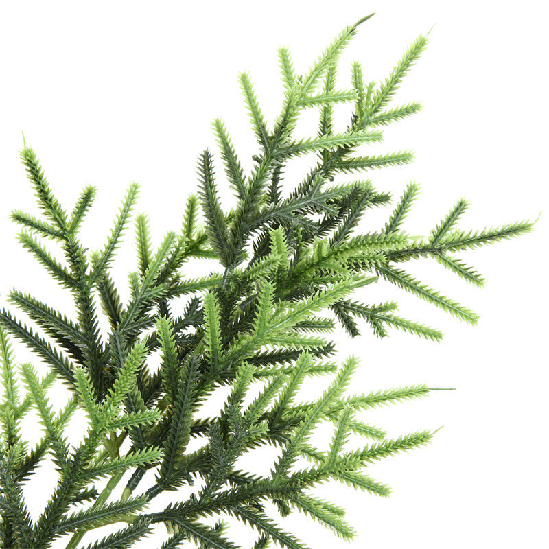 12pc Artificial Norfolk Pine Branches Pine Needle Branch For Christmas Decor
