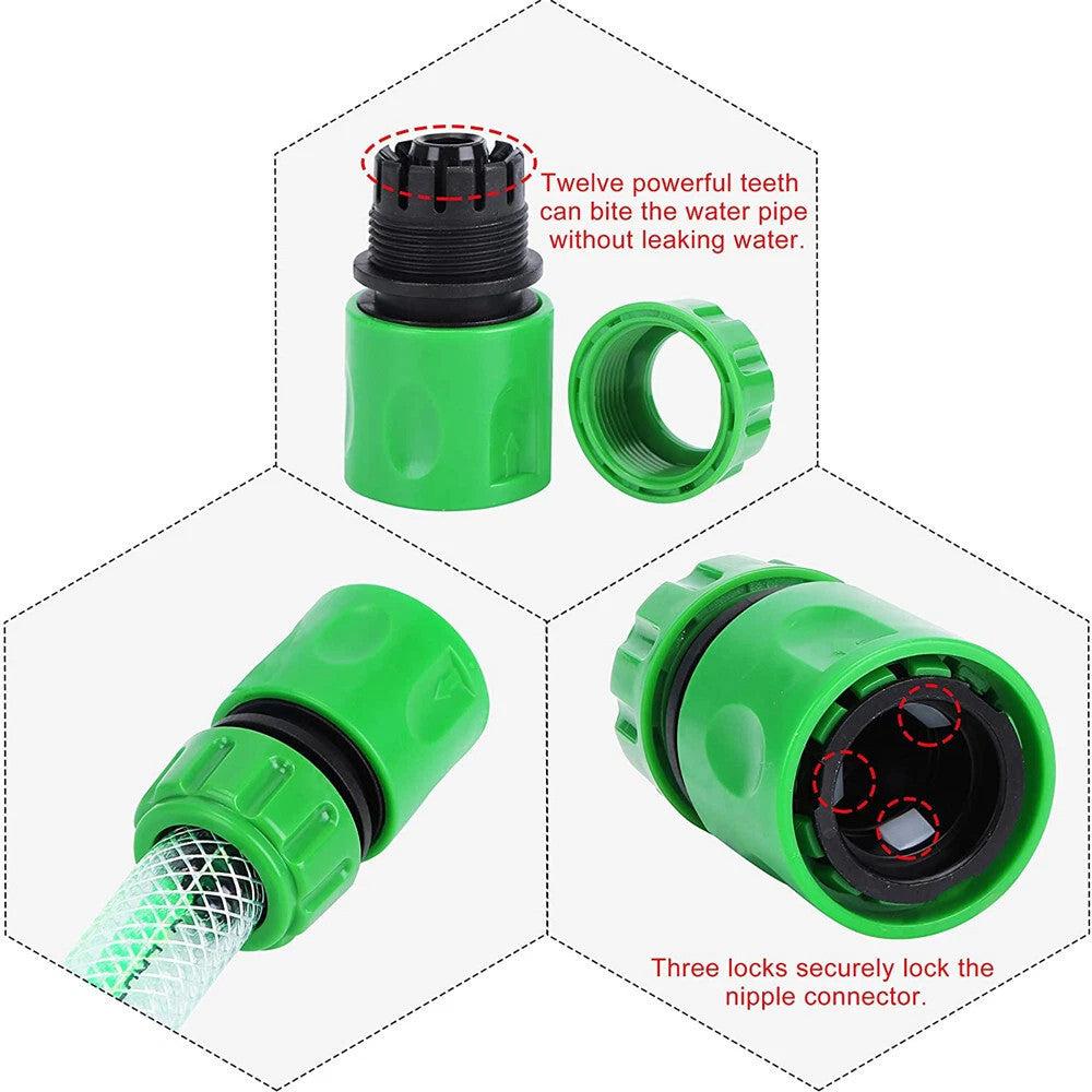HOSE PIPE CONNECTOR SET WATER WATERING GARDEN TAP FITTING KIT FOR HOZELOCK UK