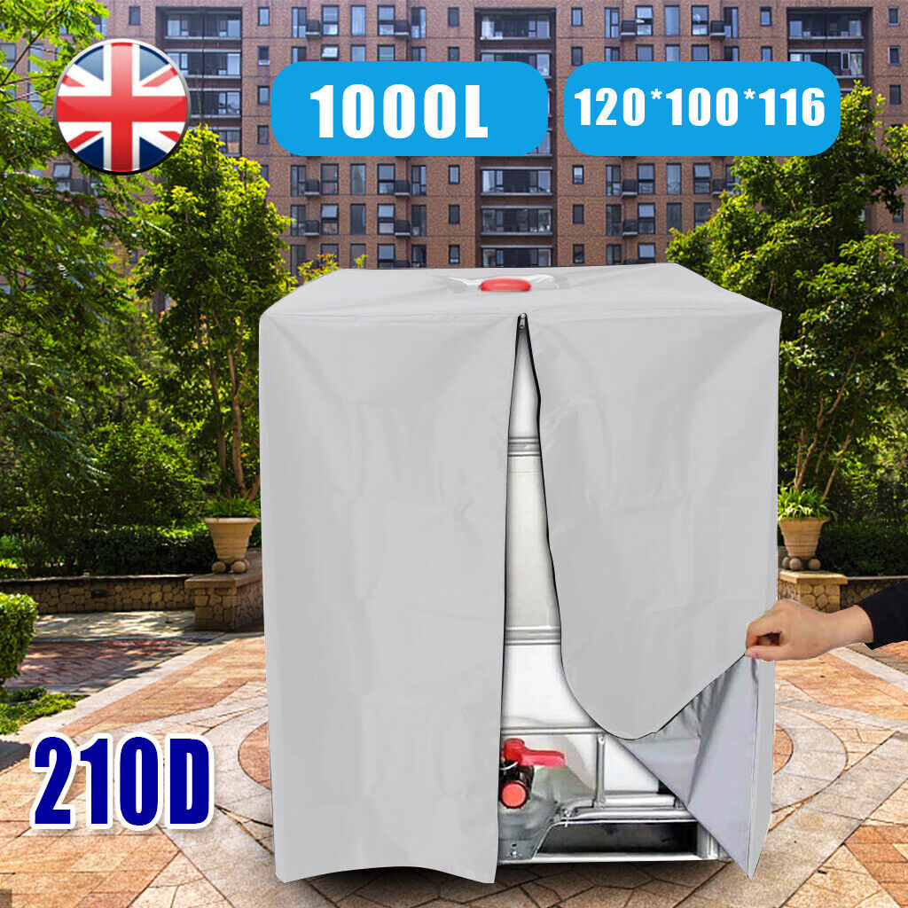 210D Cover Sun Protective Hood Rain Water Tank  IBC Container Foil Cover UK