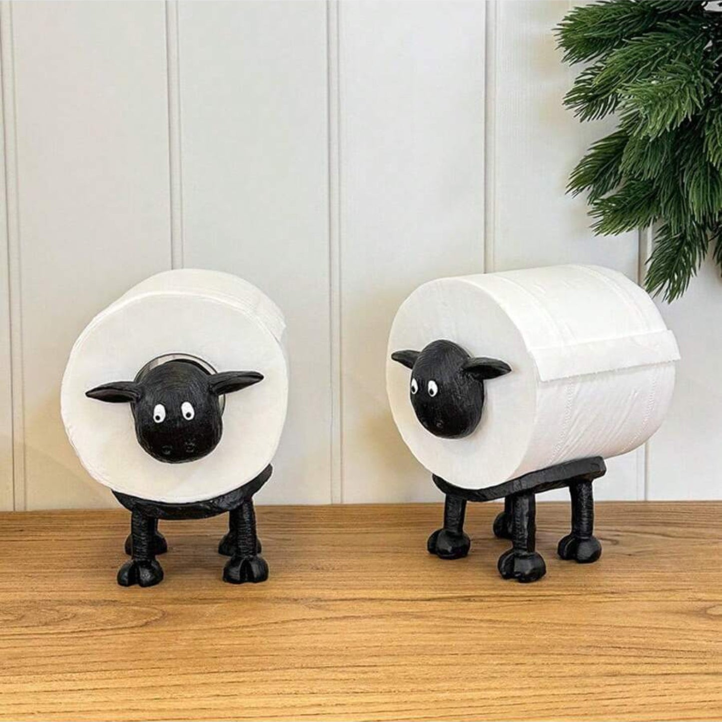3Pcs FUNNY SHEEP TOILET PAPER HOLDER QUIRKY BATHROOM DECOR LOO ROLL STORAGE New
