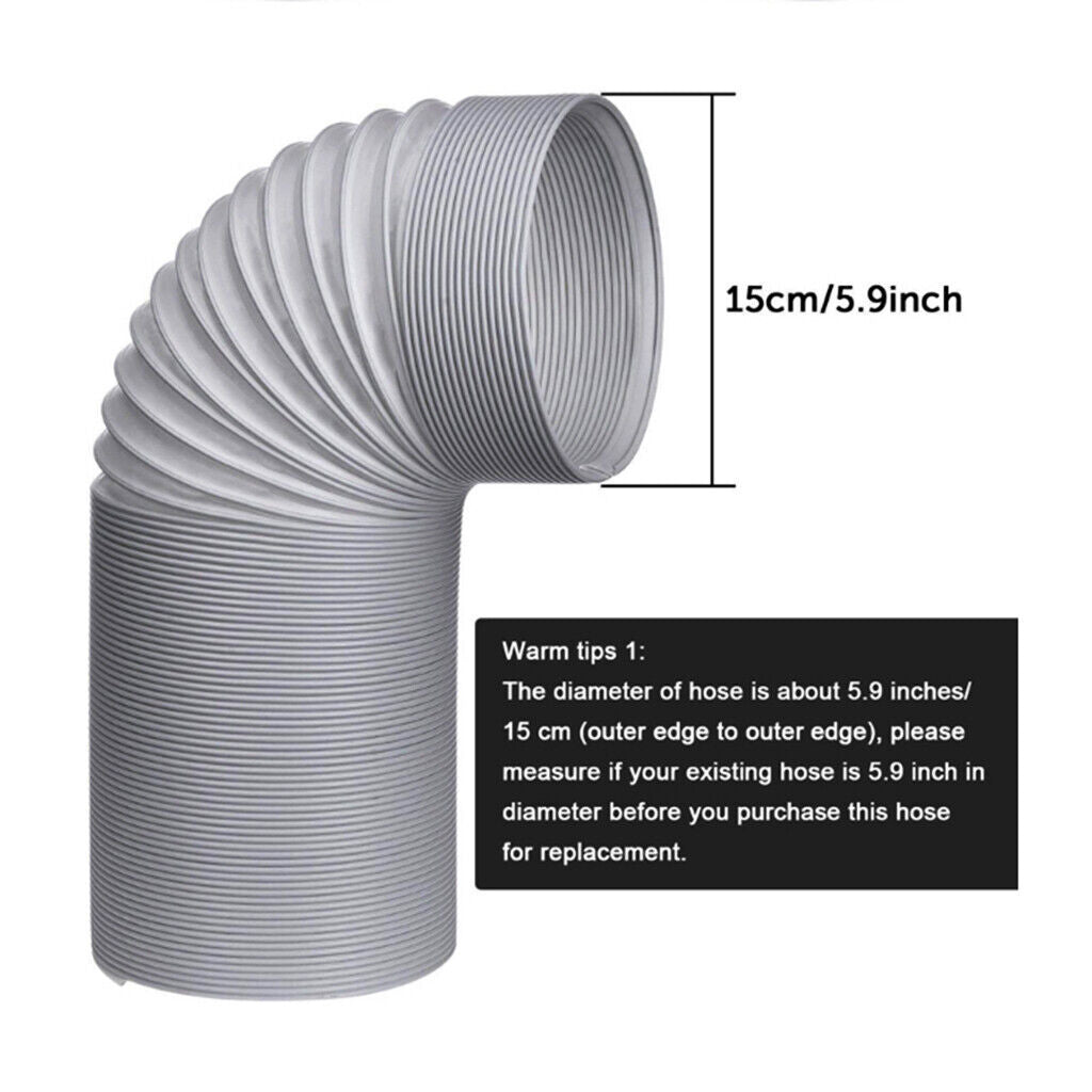 2M Extra Long Universal Air Conditioner Pipe Duct Extension Exhaust Hose