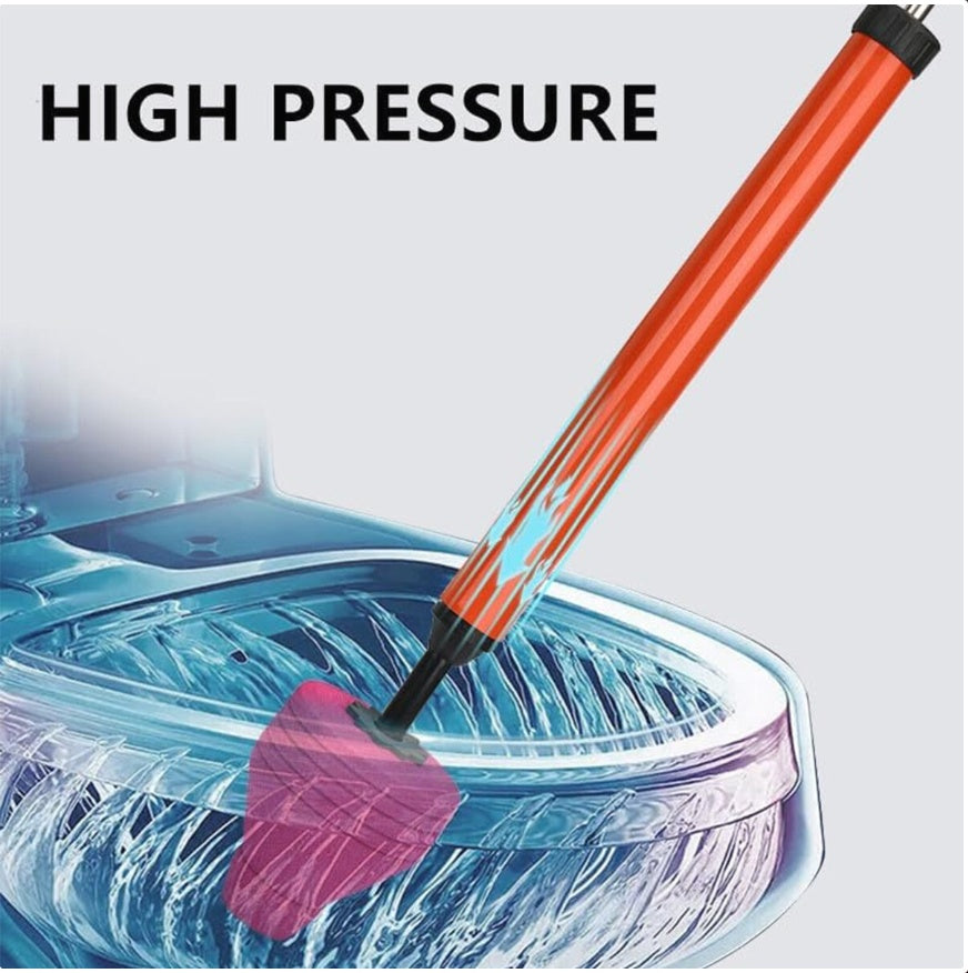 1-2 Pcs Toilet Plunger Stainless Toilet Clog Remov High Pressure Toilet Unblock