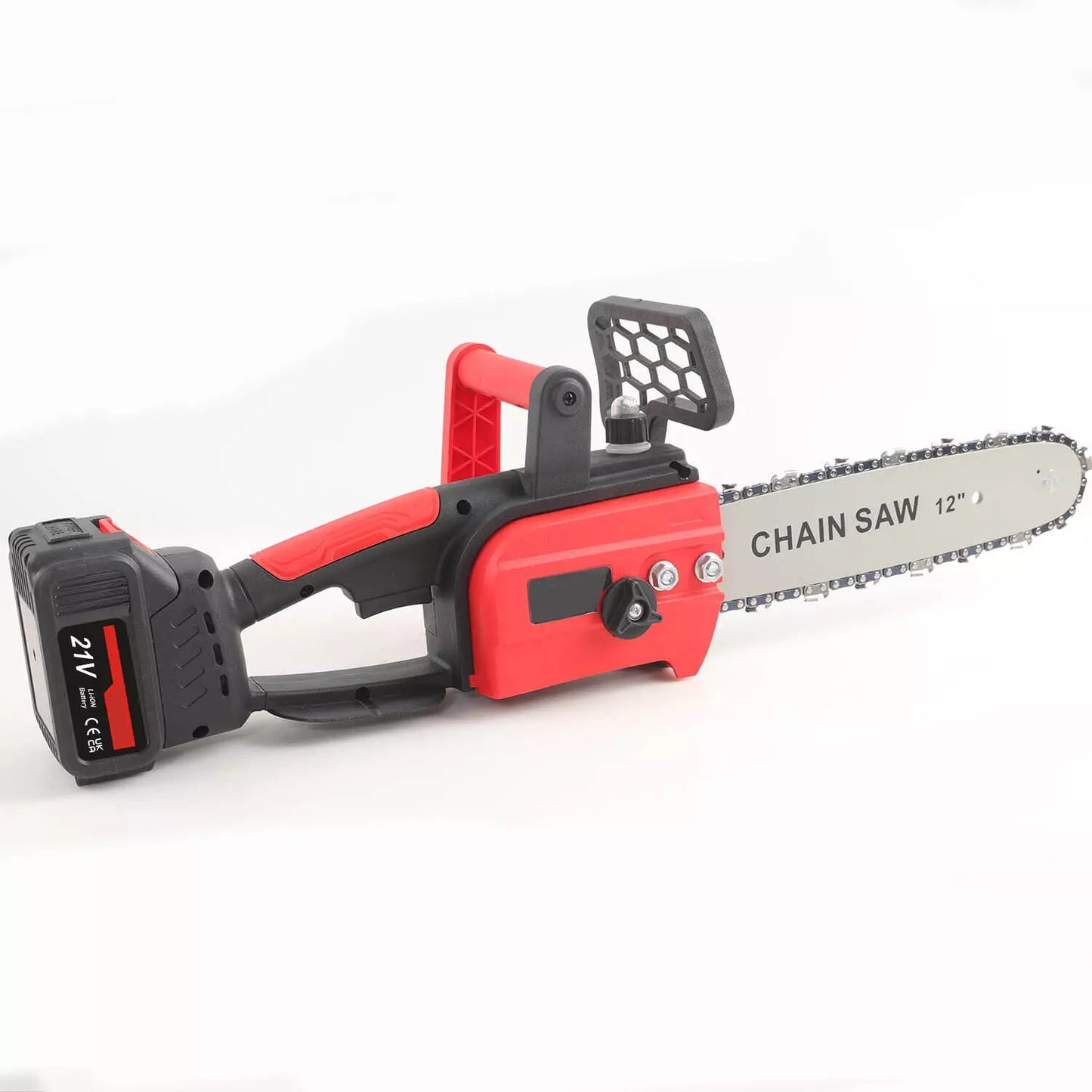 12in Electric Chainsaw Cordless Brushless Wood Cutter -3.0Ah Battery And Charger