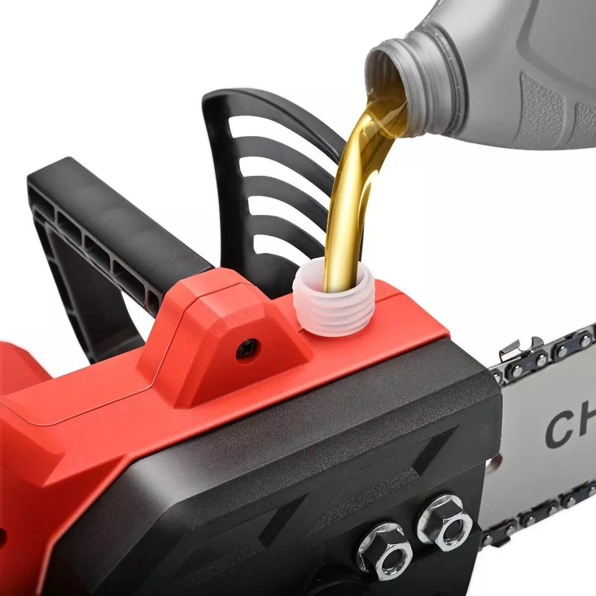 12in Electric Chainsaw Cordless Brushless Wood Cutter -3.0Ah Battery And Charger
