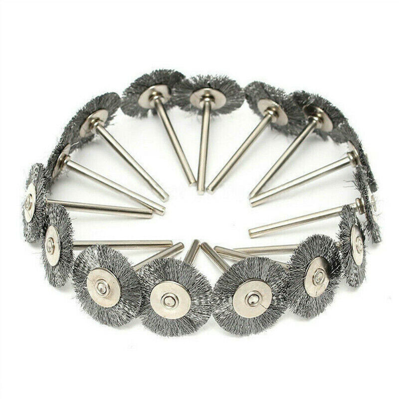 45pcs Wire Cup Brush Set Stainless Steel For Dremel Rotary Tool Accessories