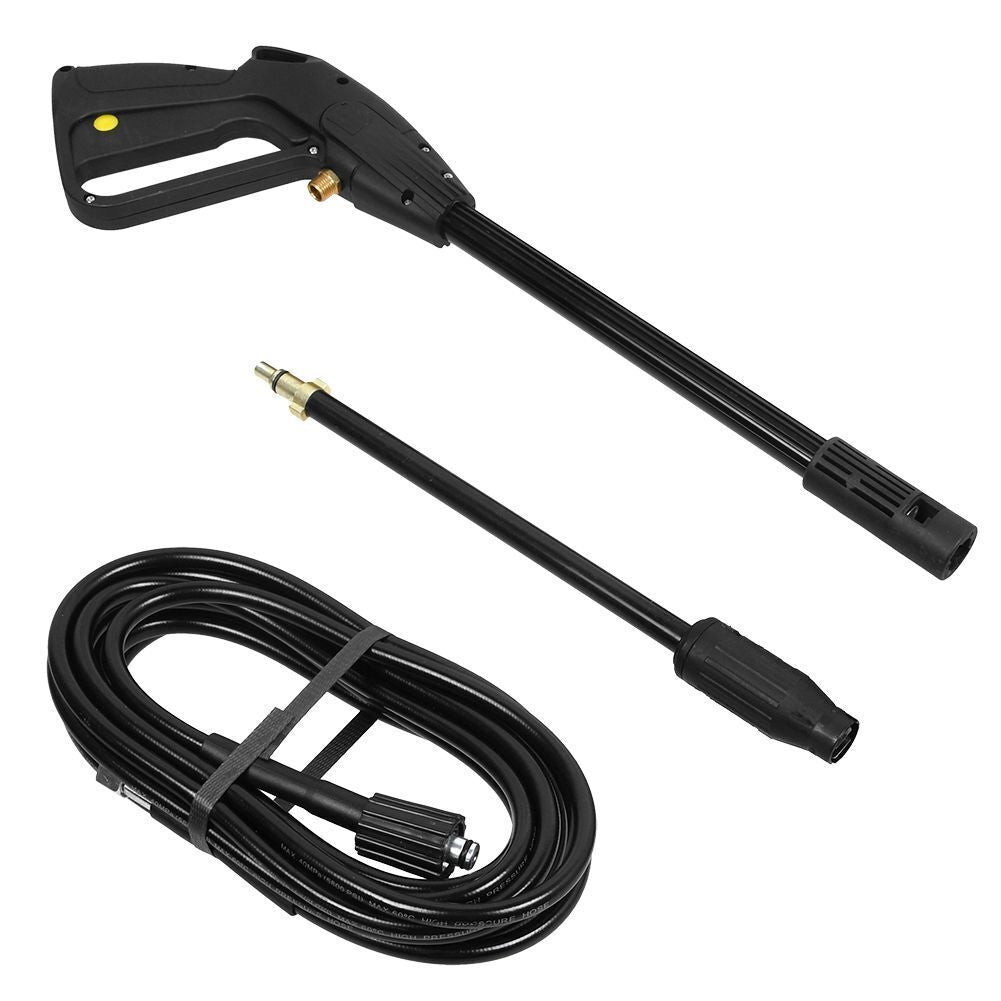 High Pressure Power Washer Spray Gun Jet Lance Trigger Wash Wand & 8M Hose Kit
