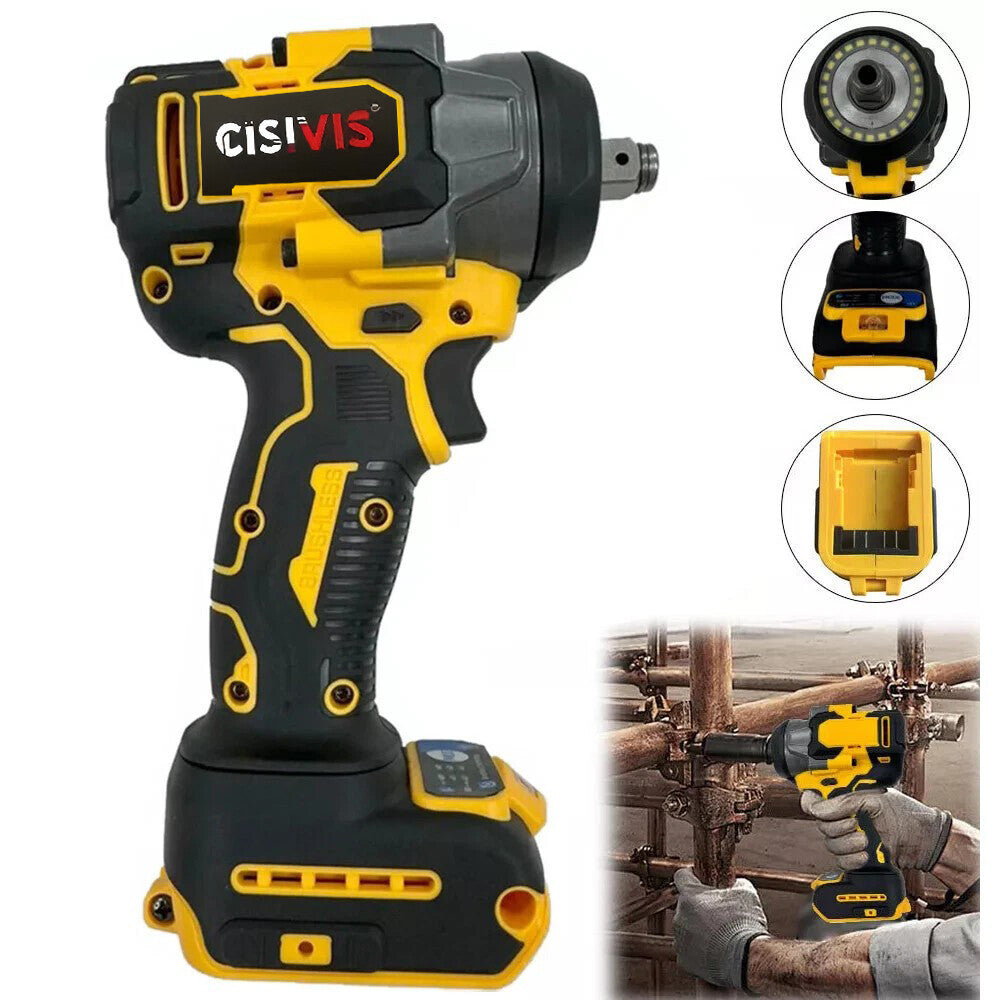 The Impact Wrench Has Two Electric And One Charging Legs