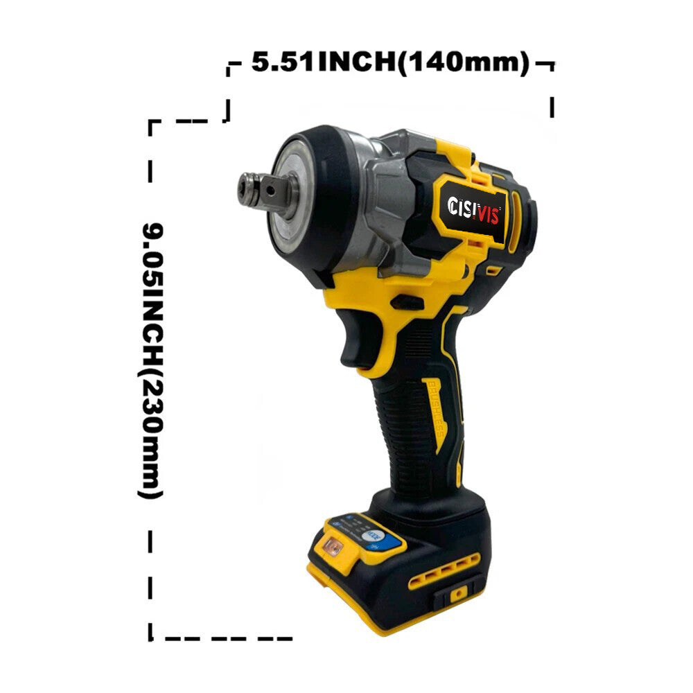 The Impact Wrench Has Two Electric And One Charging Legs