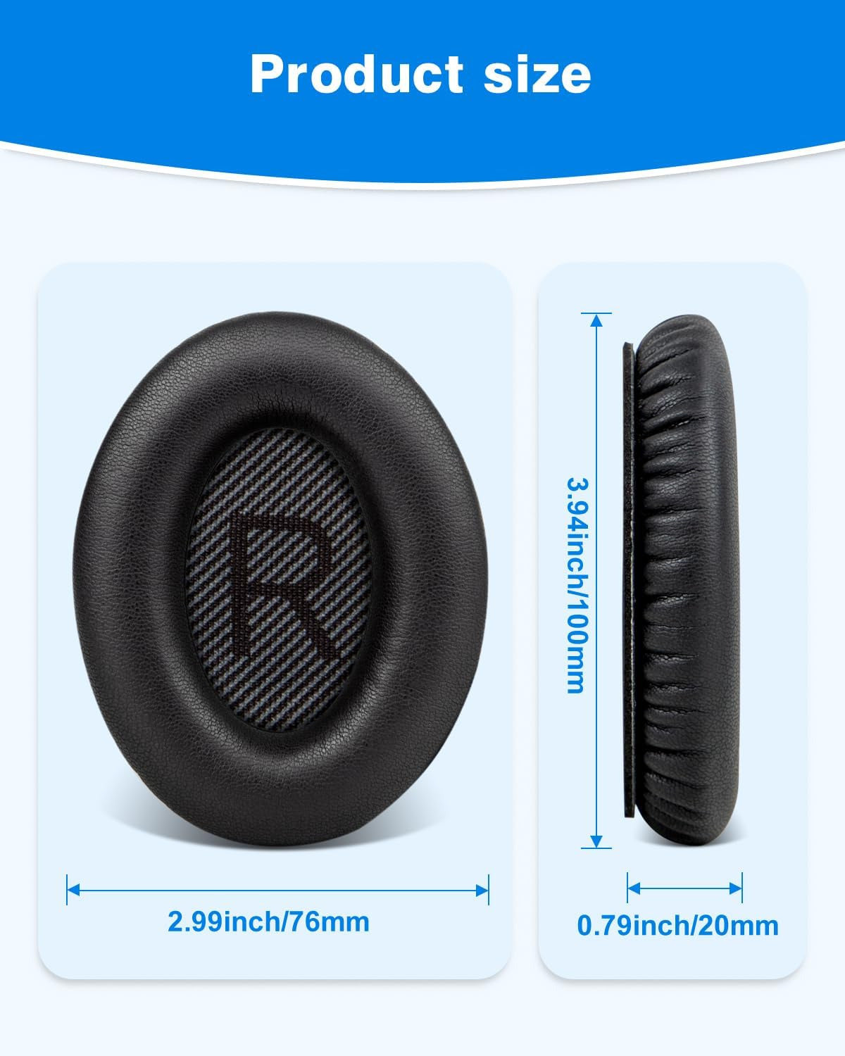 Replacement Ear Pads Cushion For QuietComfort 35 QC35  QC25 QC15 AE2 -UK