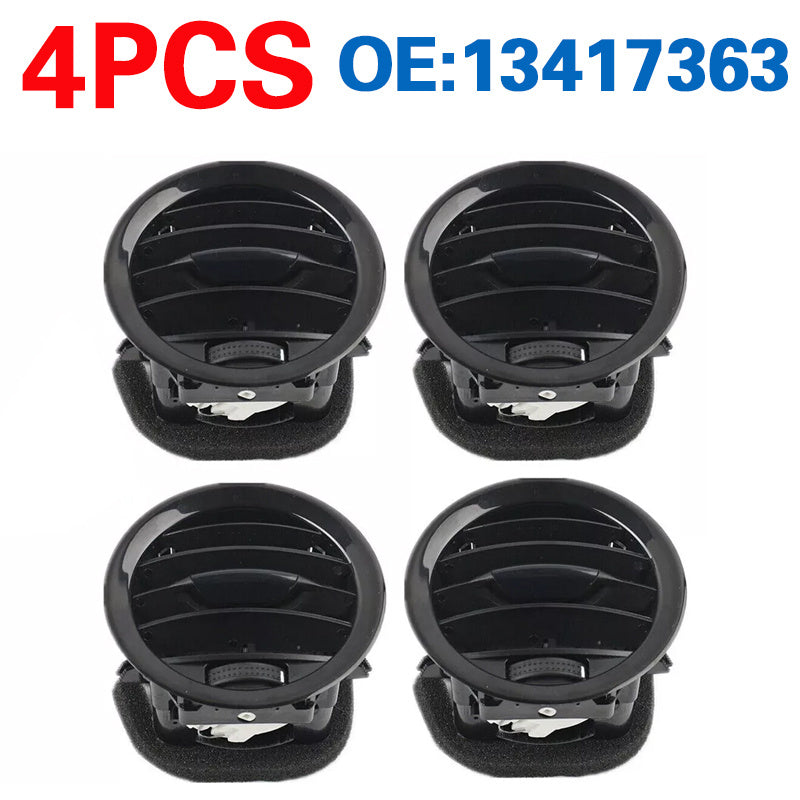 4PCS Interior Air Vent Grille Nozzle 13417363 For Vauxhall Adam Corsa D
