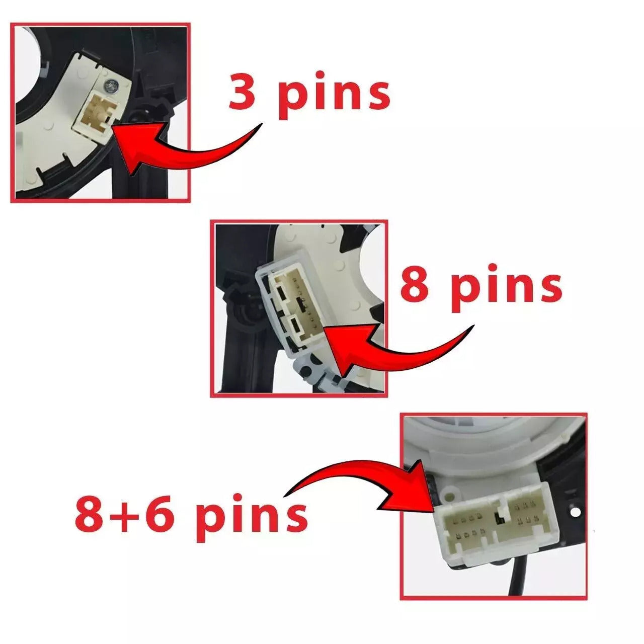 Squib Spiral Clock Spring Cable ForNote Navara Pathfinder Qashqai