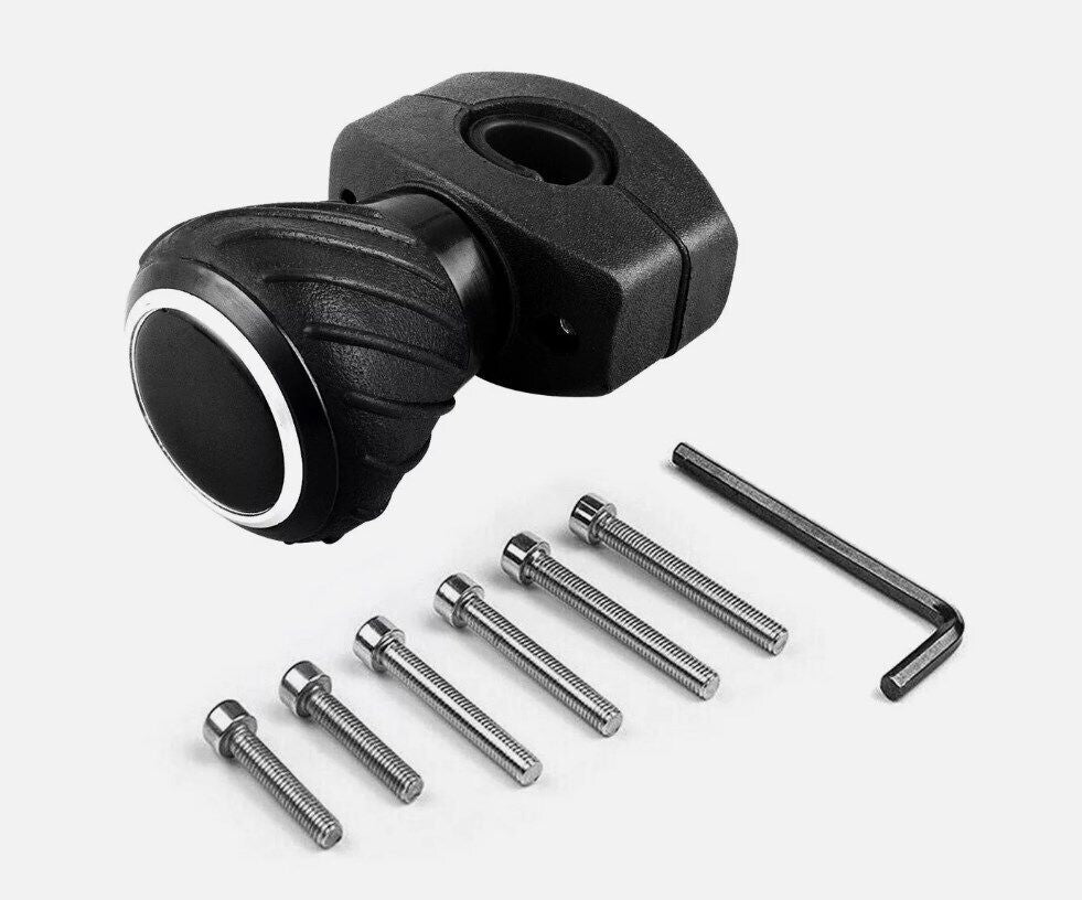 Black Power Steering Wheel Aid Car Truck Lorry Handle Assister Knob Spinner Ball