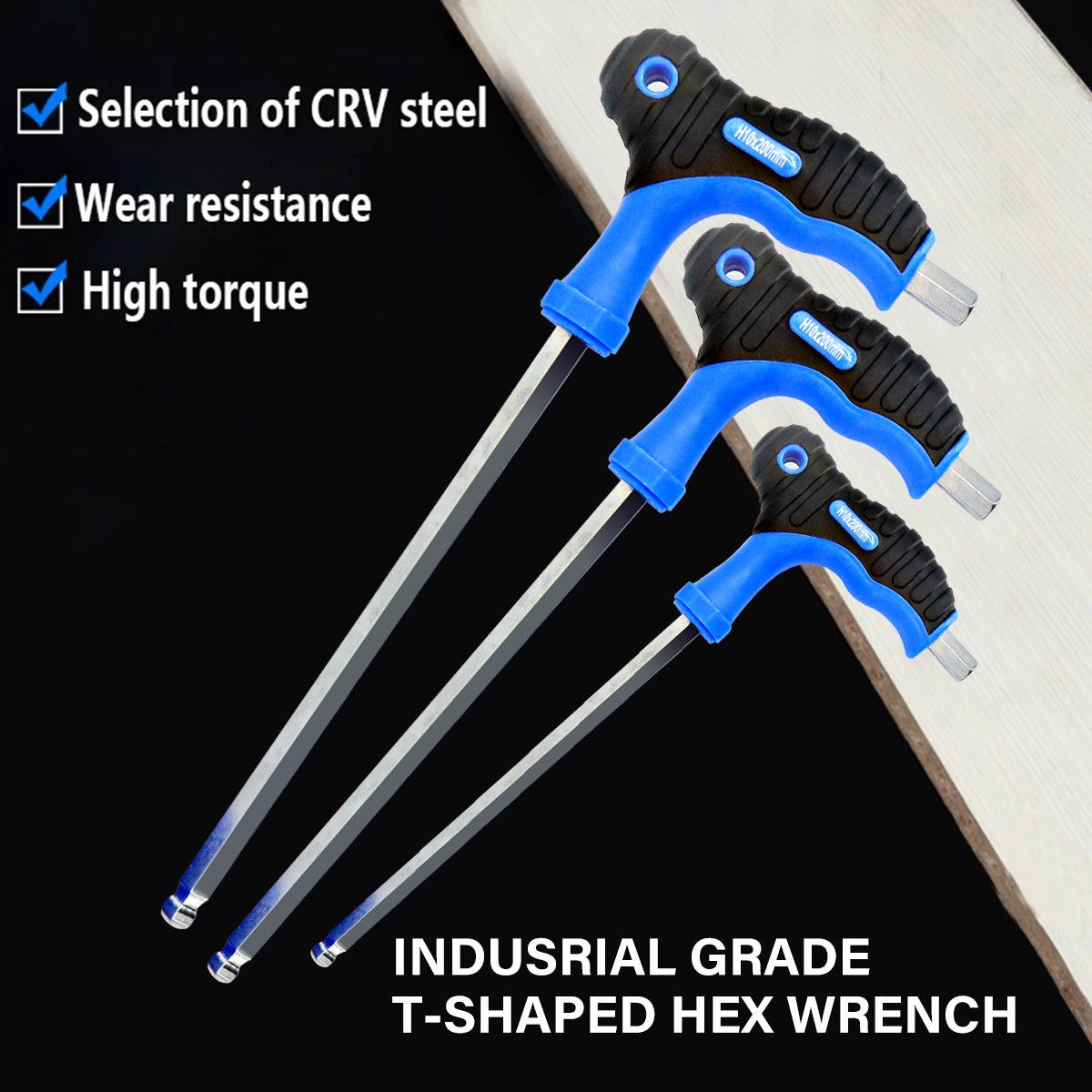 T Bar Handle Torx Bits Wrench Set T10 T50 In Storage Rack T Handle Keys 18pc