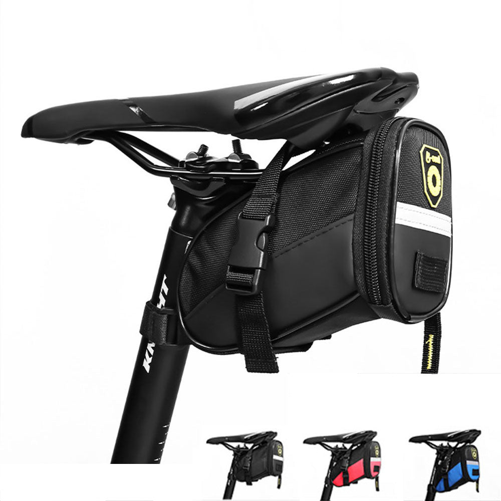 Waterproof Saddle Bag, Strap Mount Seat Pack, Bike Seat Bag, Bicycle Saddle Bag, Cycling Bag For Mountain Road Bikes