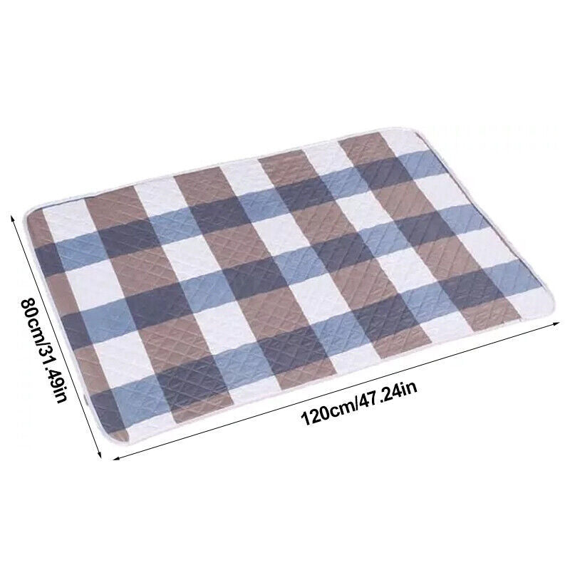 Reusable Incontinence Bed Pad Absorbent Washable Bed Mattress Protector 80X120cm