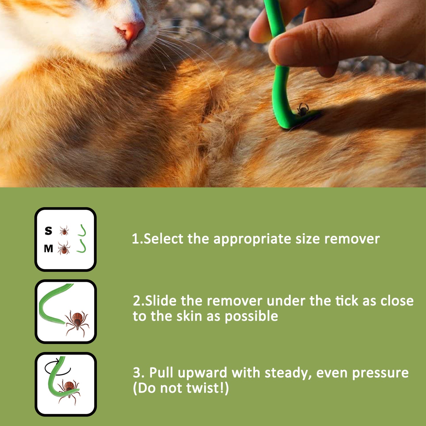 Tick Remover Tool For Dogs - Painlessly Tick Remover For Humans And Cats Pets, 3 Pcs