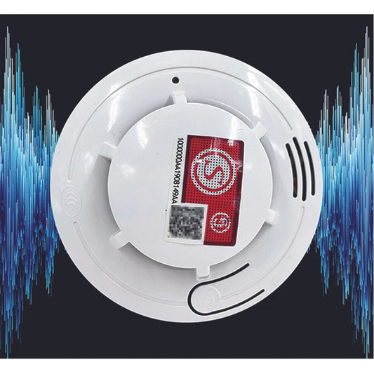 2 X Home Fire Alarm Smoke Detector Gas Sensor Twin Pack With Batteries