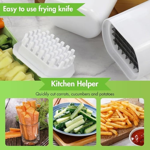 Potato Chopper Chipper Vegetable Cutter French Fries Maker Slicer Kitchen Tool