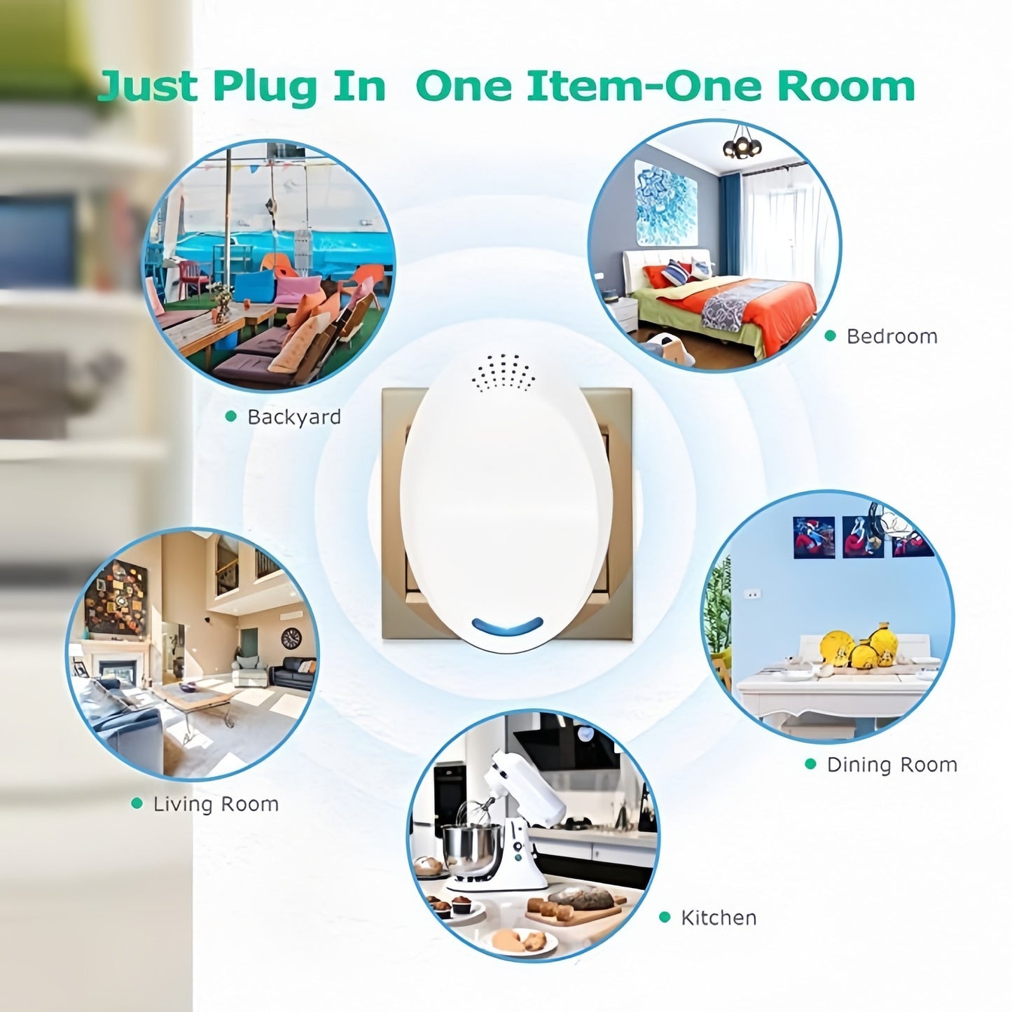 2 Pcs Ultrasonic Pest Control Repeller UK Plug-in Reject Rat Mouse Mice Spider