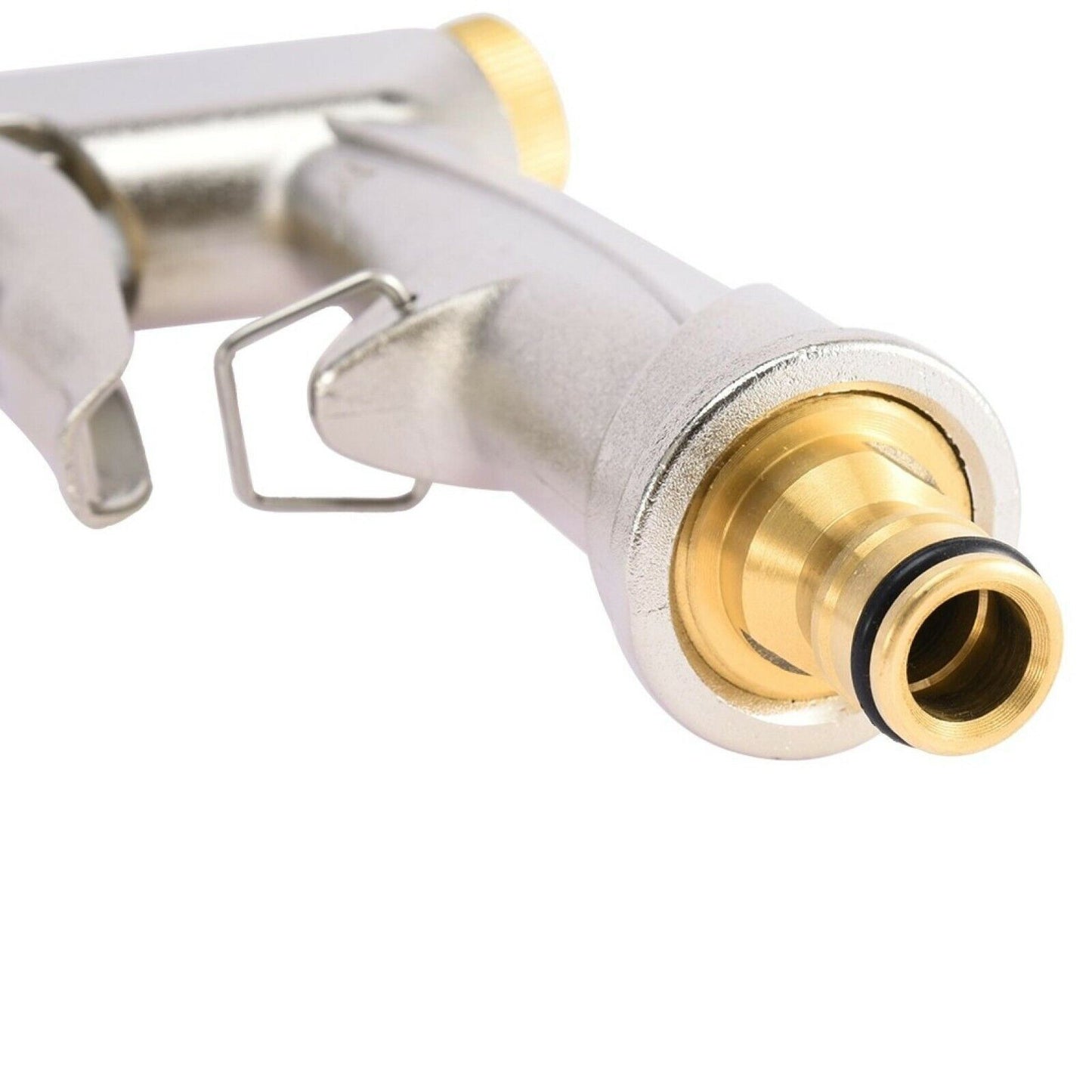 High Pressure Water Spray Gun Brass Nozzle Garden Hose Pipe For Lawn Car Wash N