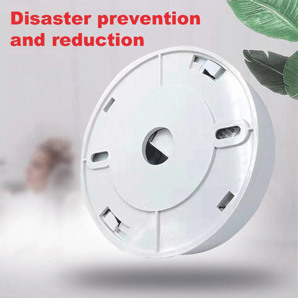 2 X Home Fire Alarm Smoke Detector Gas Sensor Twin Pack With Batteries