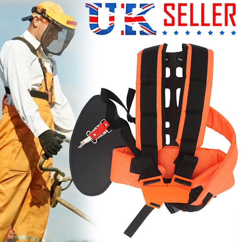 Adjustable Padded Shoulder Harness Strap For STIHL Brush Cutter Trimmer Strimmer