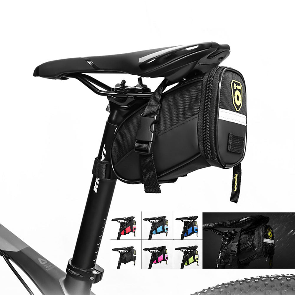 Waterproof Saddle Bag, Strap Mount Seat Pack, Bike Seat Bag, Bicycle Saddle Bag, Cycling Bag For Mountain Road Bikes