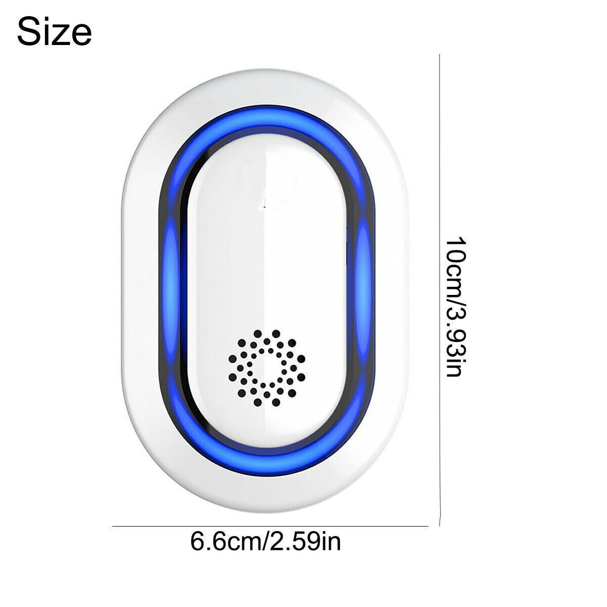 Ultrasonic Pest Insect Rodent Repeller Electronic Plug-In Mice Rat Cockroach Bug