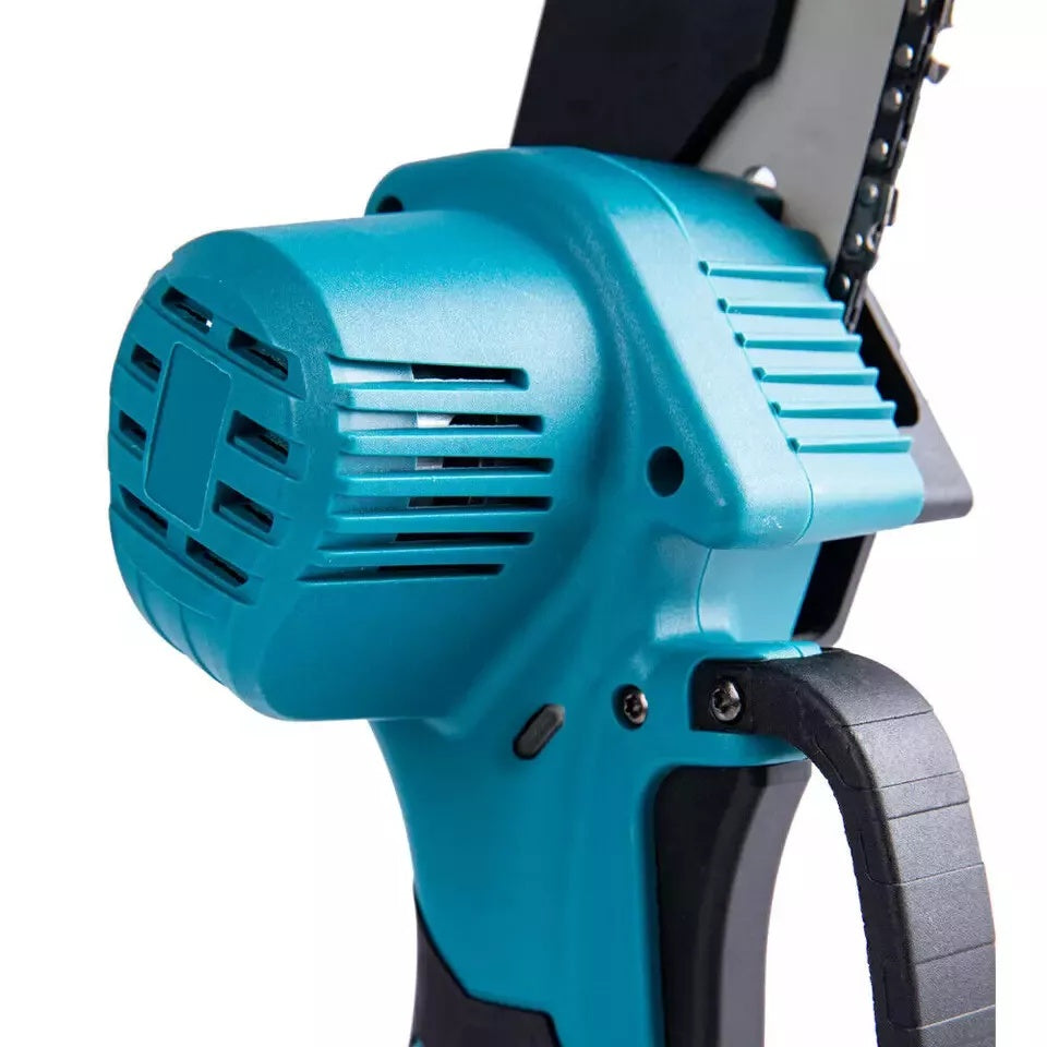 2 Battery 6-8  Mini Cordless Chainsaw Electric One-Hand Saw Wood Cutter