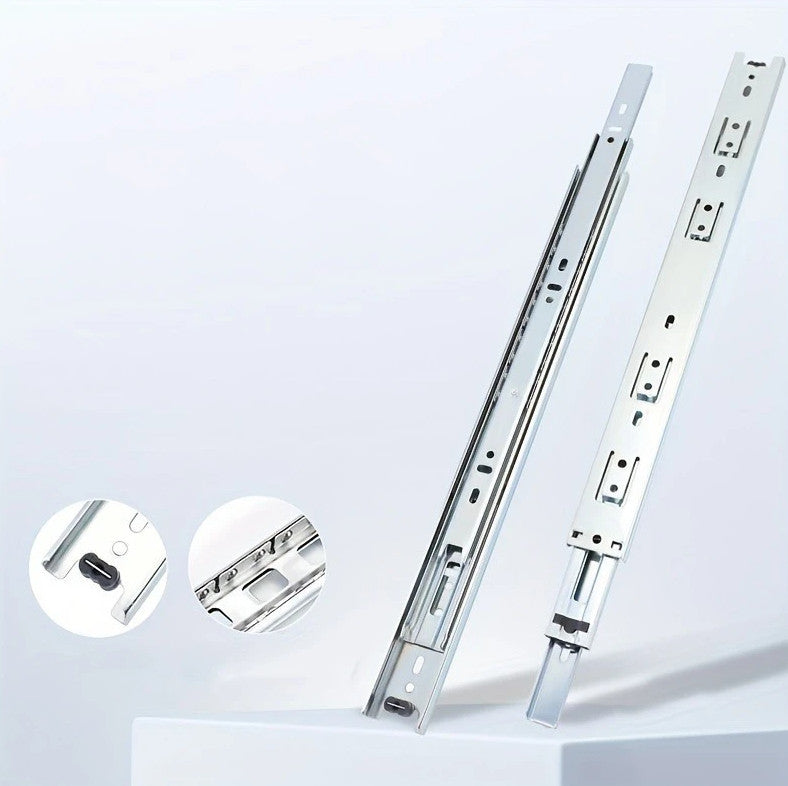 10-16 Heavy Duty Cold Rolled Steel Full Extension Ball Bearing Drawer Slides