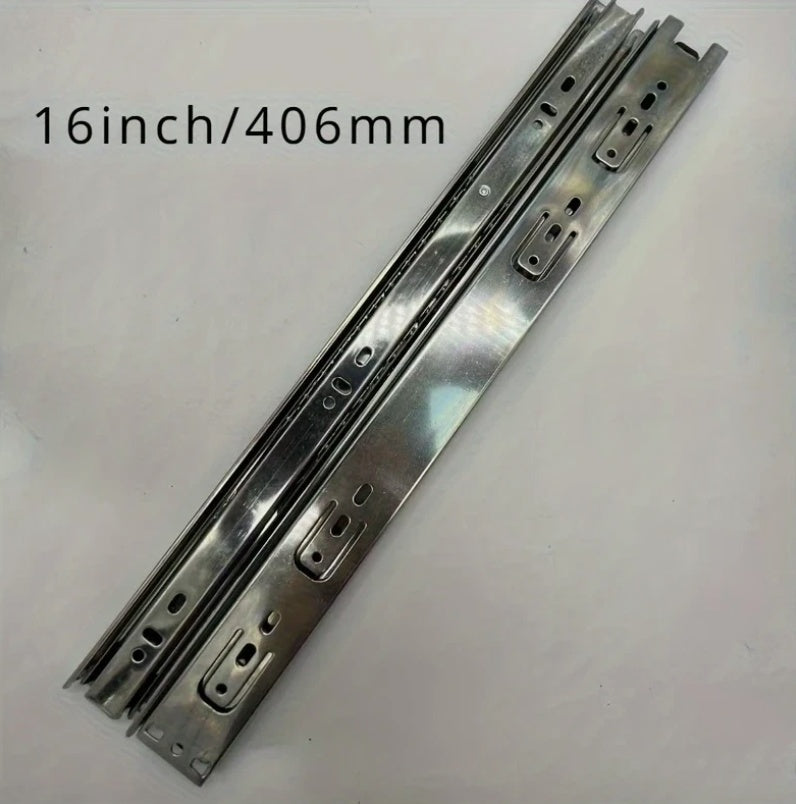 10-16 Heavy Duty Cold Rolled Steel Full Extension Ball Bearing Drawer Slides
