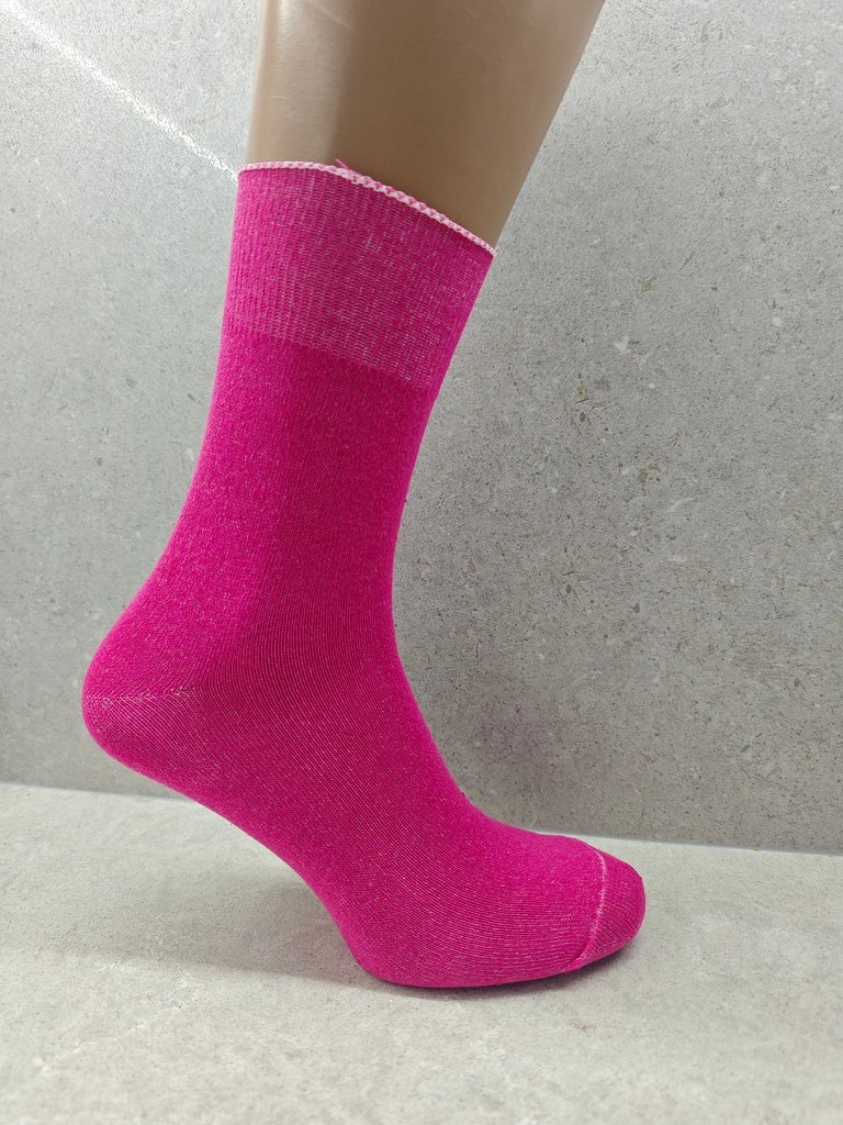 6  12  24 Pairs Womens Colorful Soft Rubber Sole Socks Comfy