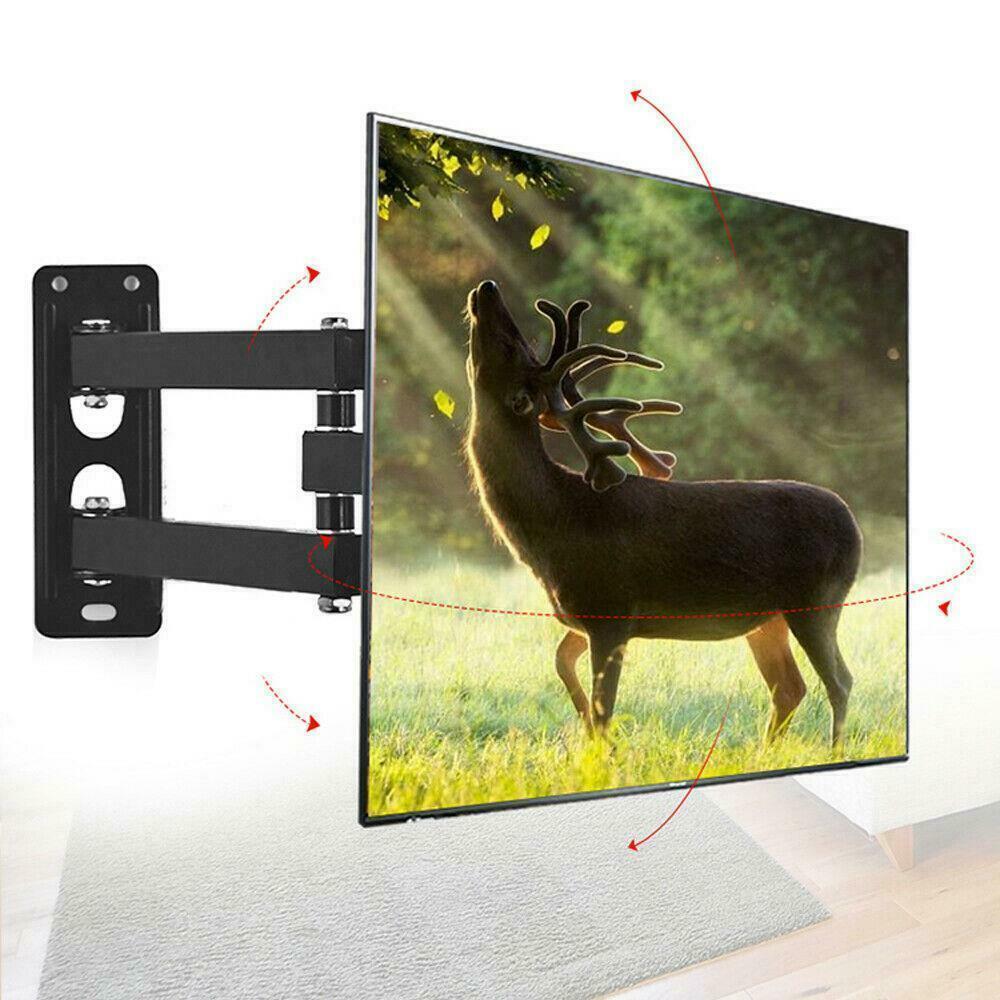 26-55  Full Motion TV Wall Mount Rotation 180 Swivel Bracket 26 32 40 42 50 55